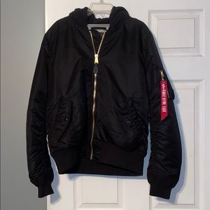 Urban Outfitters Hoodie Puffer Jacket